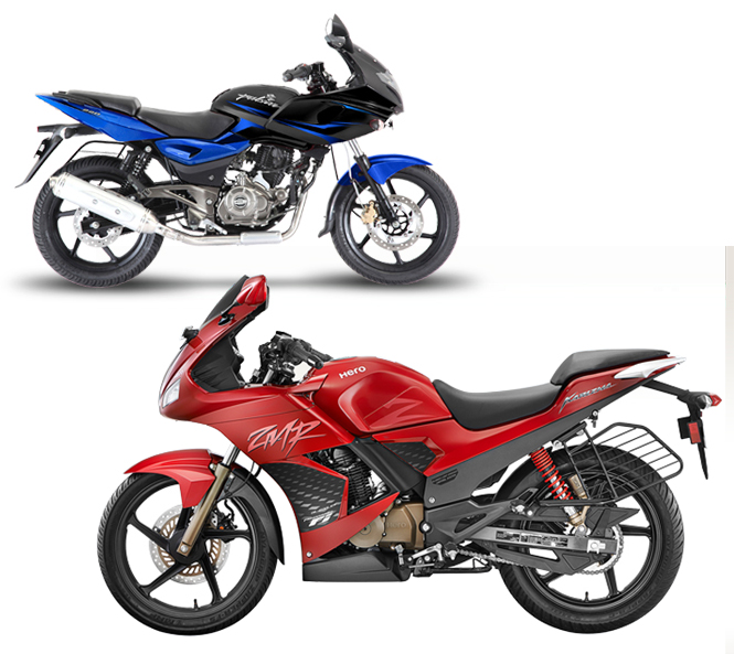 Hero honda karizma zmr vs bajaj pulsar 220 #4