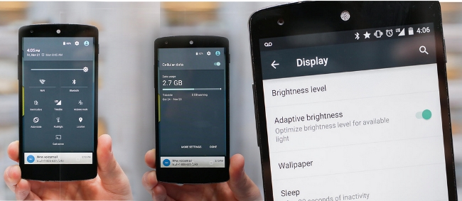 Android Lollipop Quick Setting