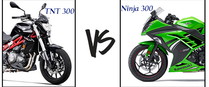 Kawasaki ninja 300 benelli on sale tnt 300