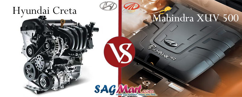 Engine-and-Power - Hyundai Creta Vs Mahindra XUV500