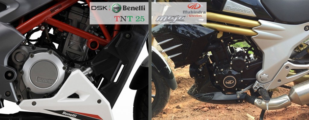 benelli tnt 25 vs mojo engine power