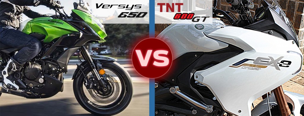 versys 650 vs tnt 600 gt design style