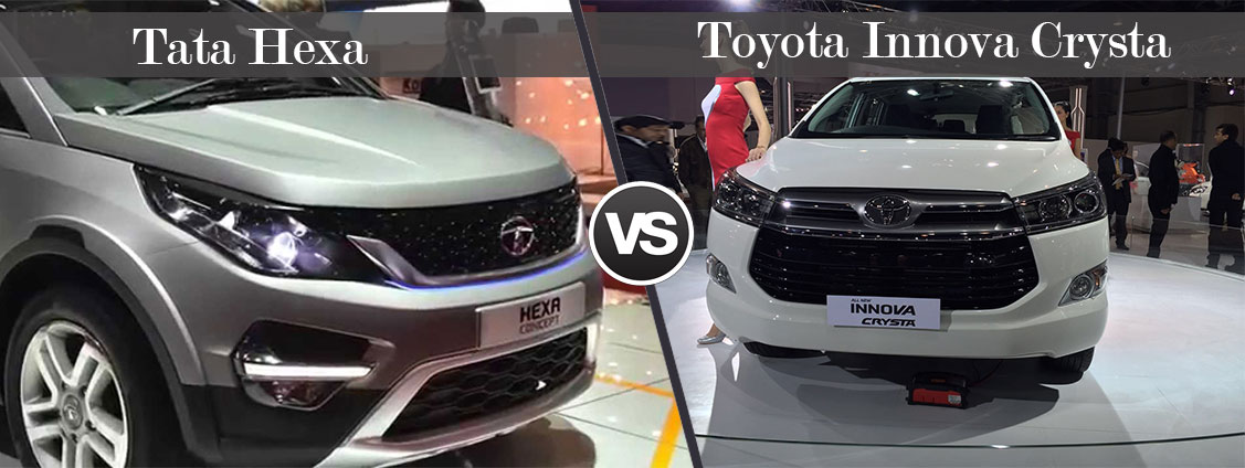 Comparison Tata Hexa Vs Toyota Innova Crysta Sagmart