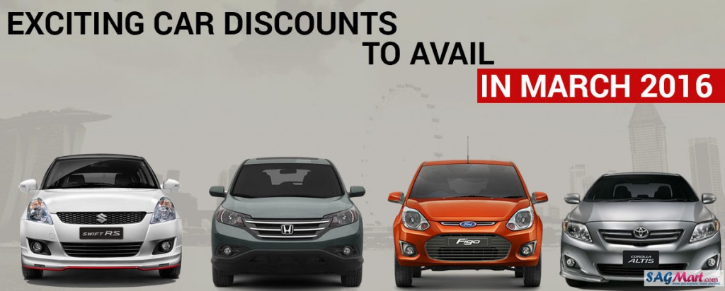 Discount on cars march 2016