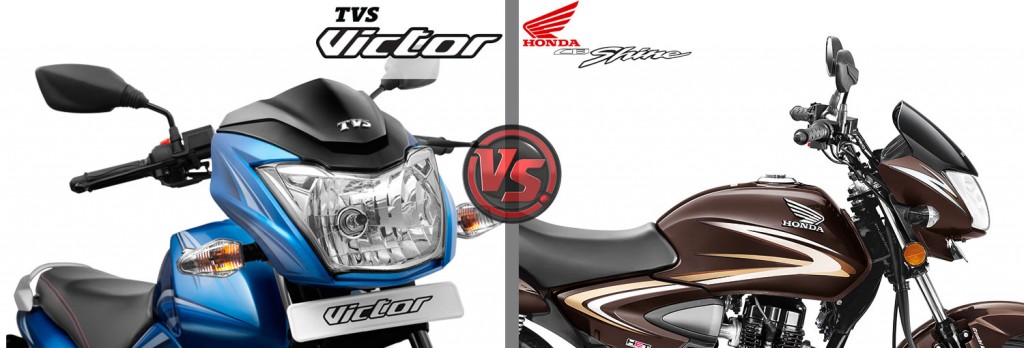 Design and Style: All New TVS Victor VS Honda CB Shine 