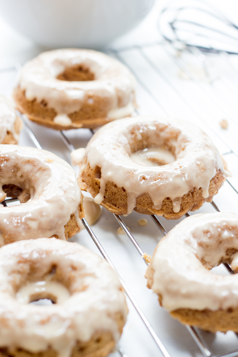 Whole Wheat Apple Butter Donuts