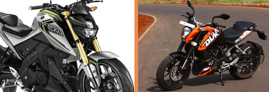 Design: Yamaha M-Slaz VS KTM Duke 200