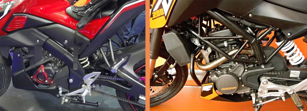 Engine: Yamaha M-Slaz vs KTM Duke 200 