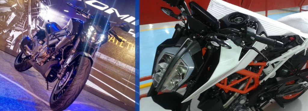 pulsar-vs400-vs-duke-390-design-and-style