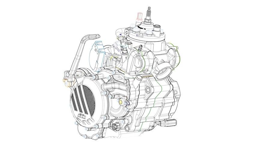 KTM Fuel Injected 2-Stroke Engine