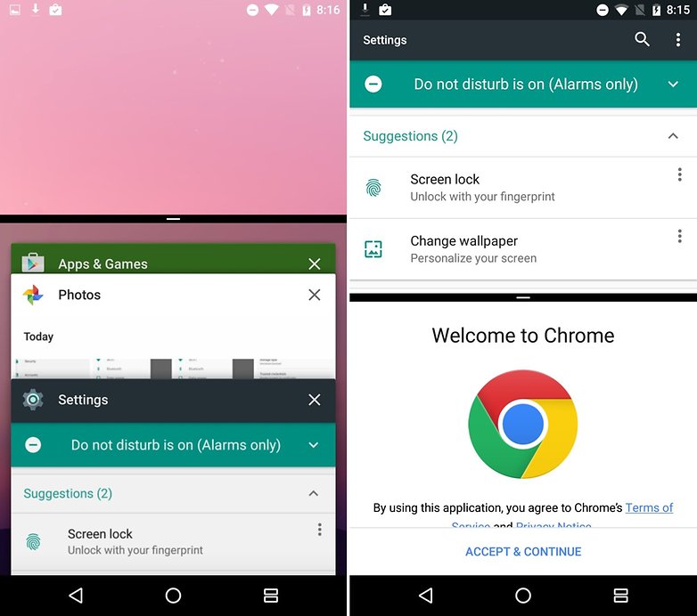 Multi-Window Mode in Android 7