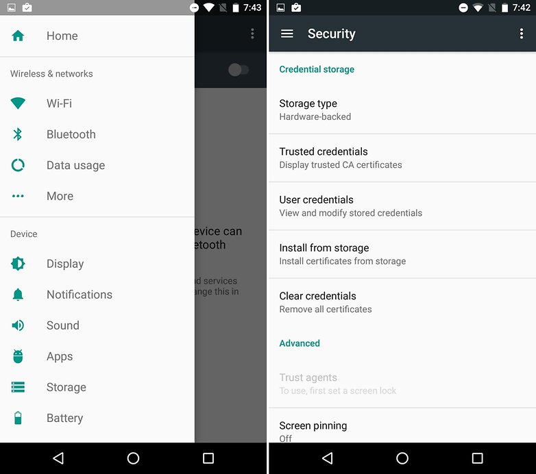 Hamburger Menu been Integrated into Android 7.0 Nougat