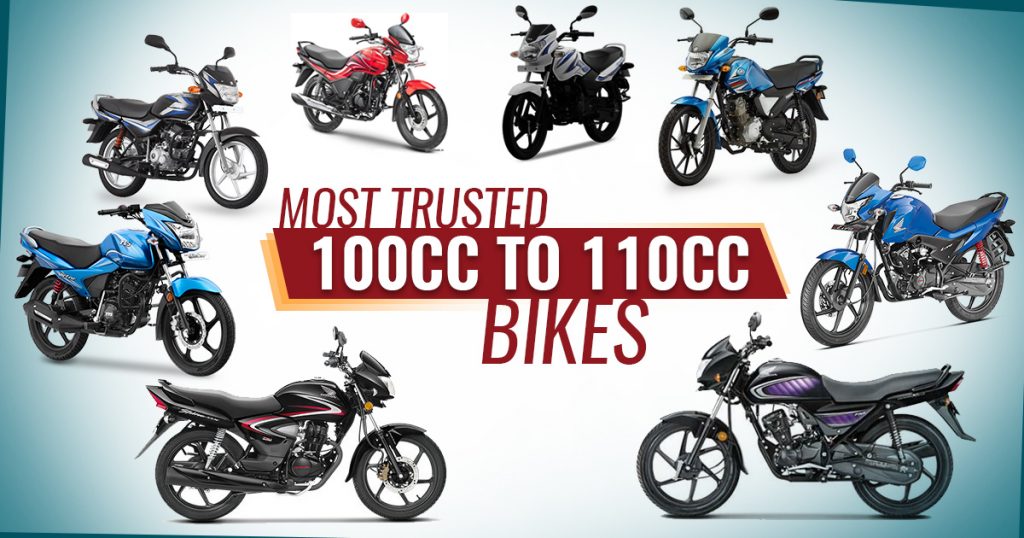 Most Trusted 100cc to 110cc Bikes