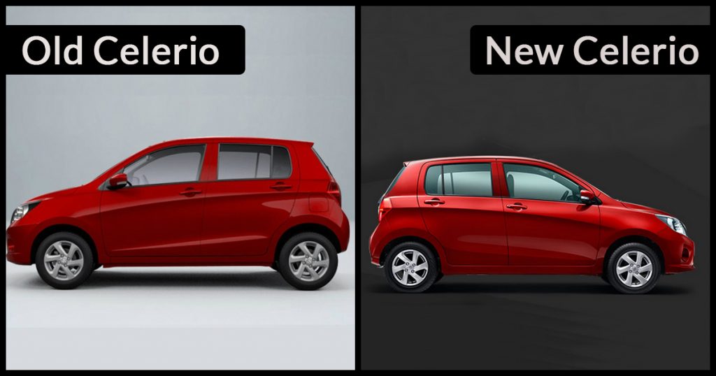 New 2018 Celerio Dimension vs Old Celerio Dimension