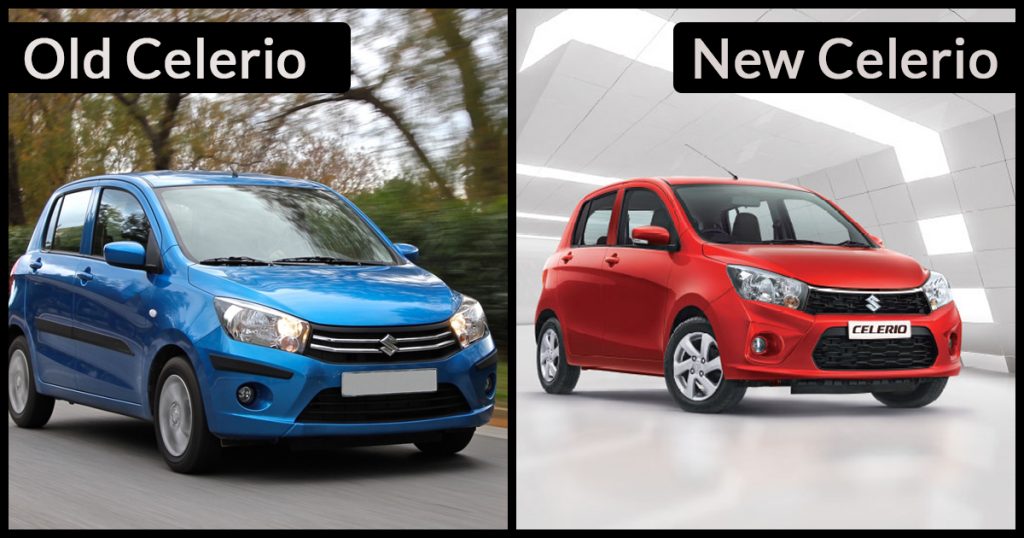 New 2018 Celerio Exterior vs Old Celerio Exterior