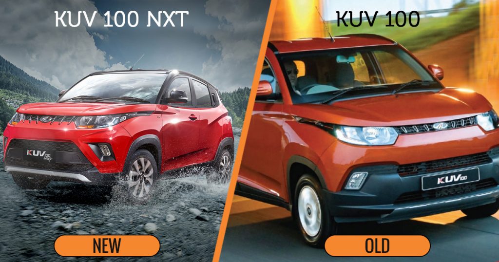 New KUV 100 Exeterior Design vs Old KUV 100 Exeterior Design 