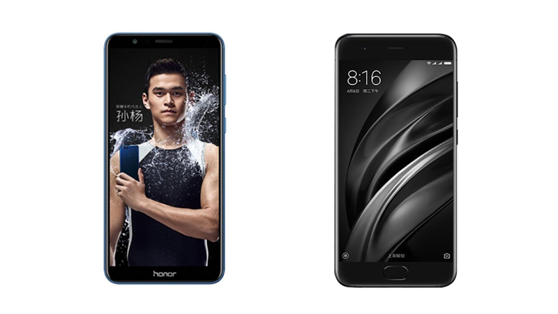 Honor 7X vs Xiaomi Mi A1 Display