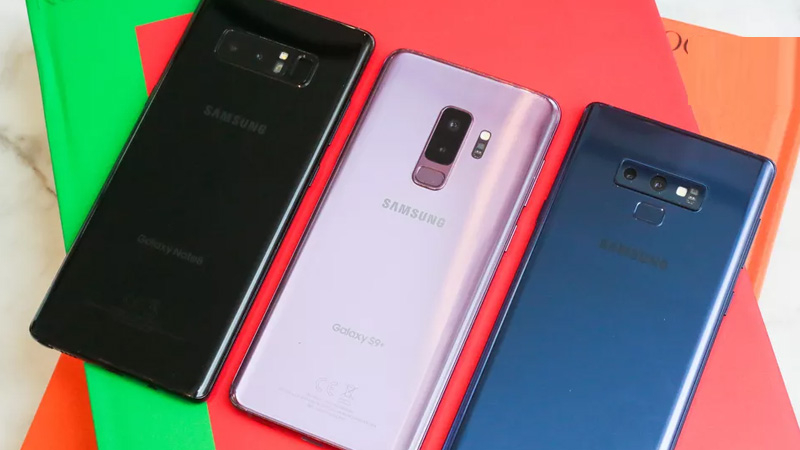 Samsung Galaxy S9, S9 Plus, and Note 9