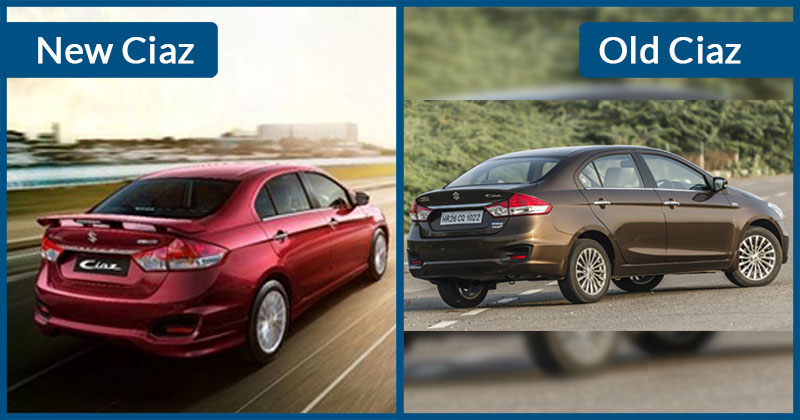 New Ciaz And Old Ciaz Back