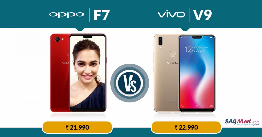  Oppo  F7 vs  Vivo  V9 Which One is Better SAGMart